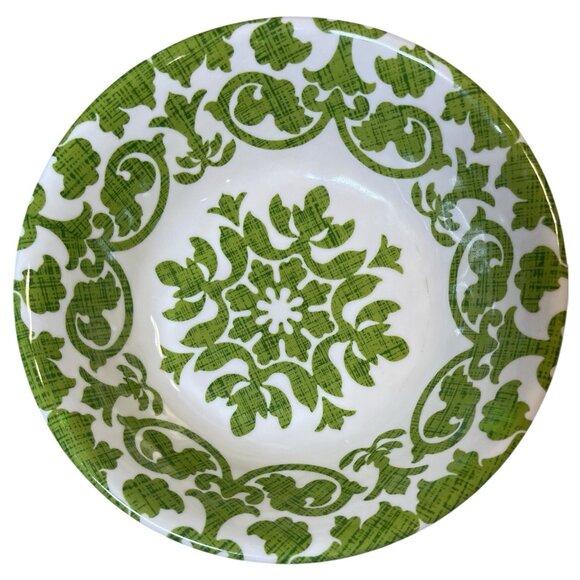 Four Pier 1 Imports Melamine 7.5” Royal Regal Trellis Cereal Bowls - Picture 3 of 13